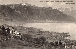 Vue sur Vevey-Montreux