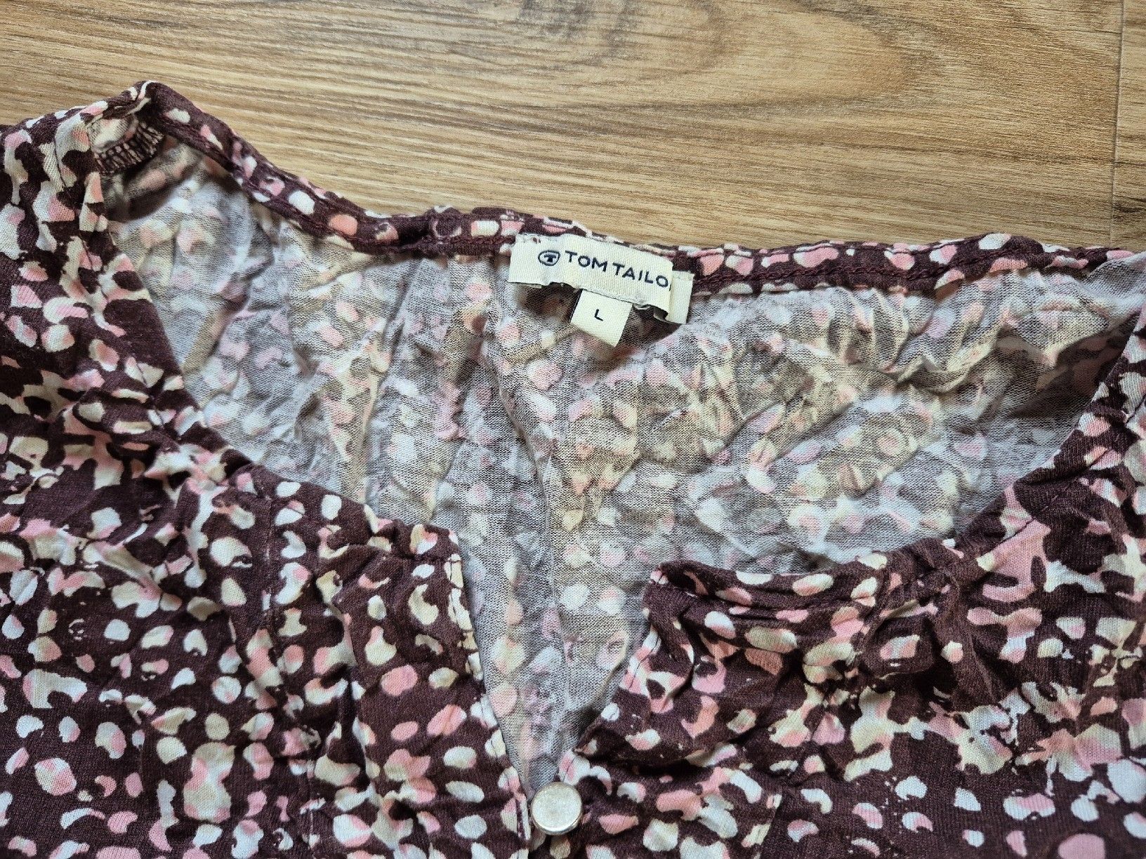 Tom Tailor Camicette: Tom Tailor Bluse gemustert Grösse L neuwertig – Nuovo (secondo la descrizione) da Walenstadt venduto da Ani23