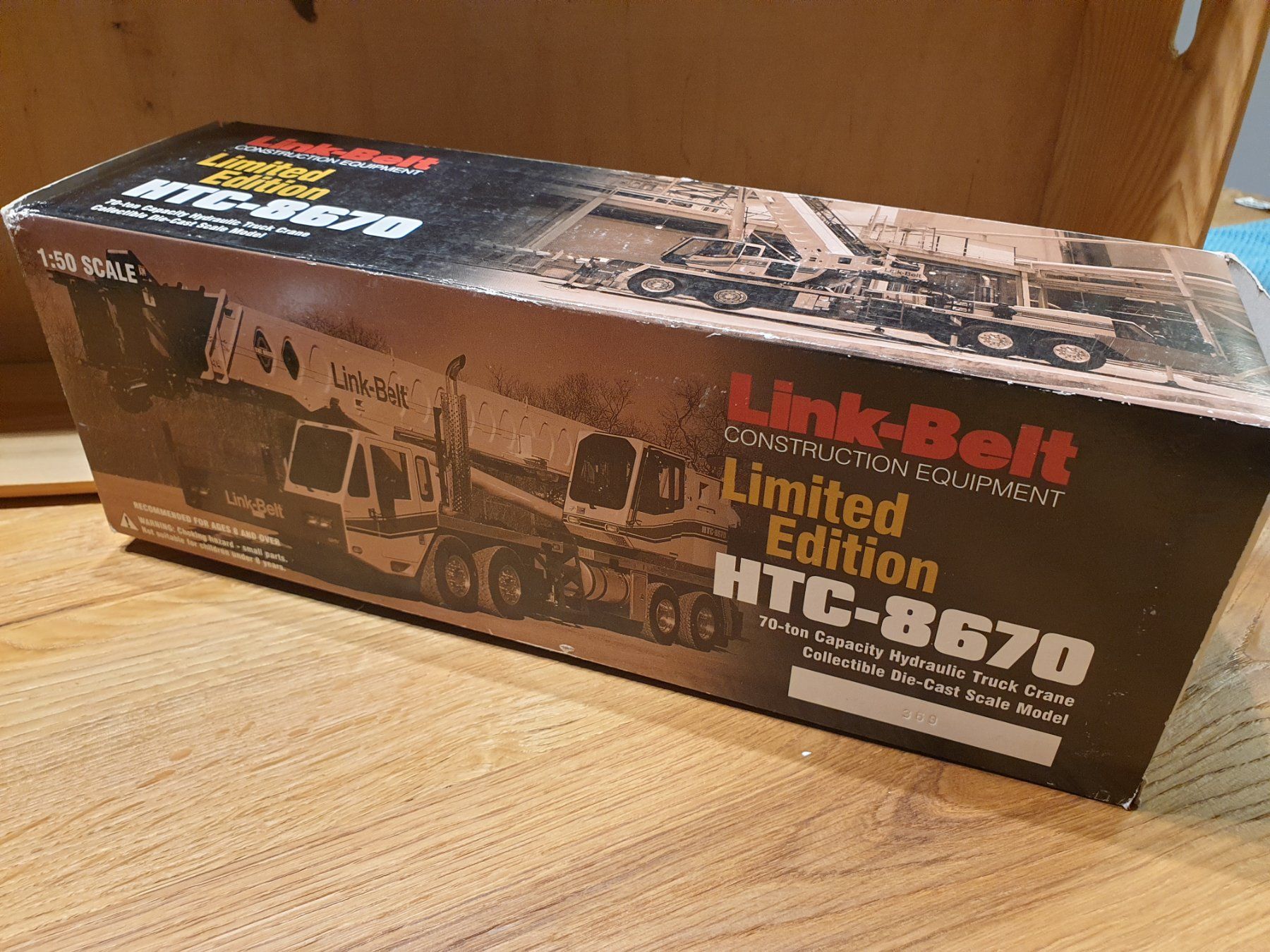 Modellbausätze & Standmodelle: Link Belt HTC-8670 Mobilkran TOP – Neu und originalverpackt aus Baar von Liebherrbagger