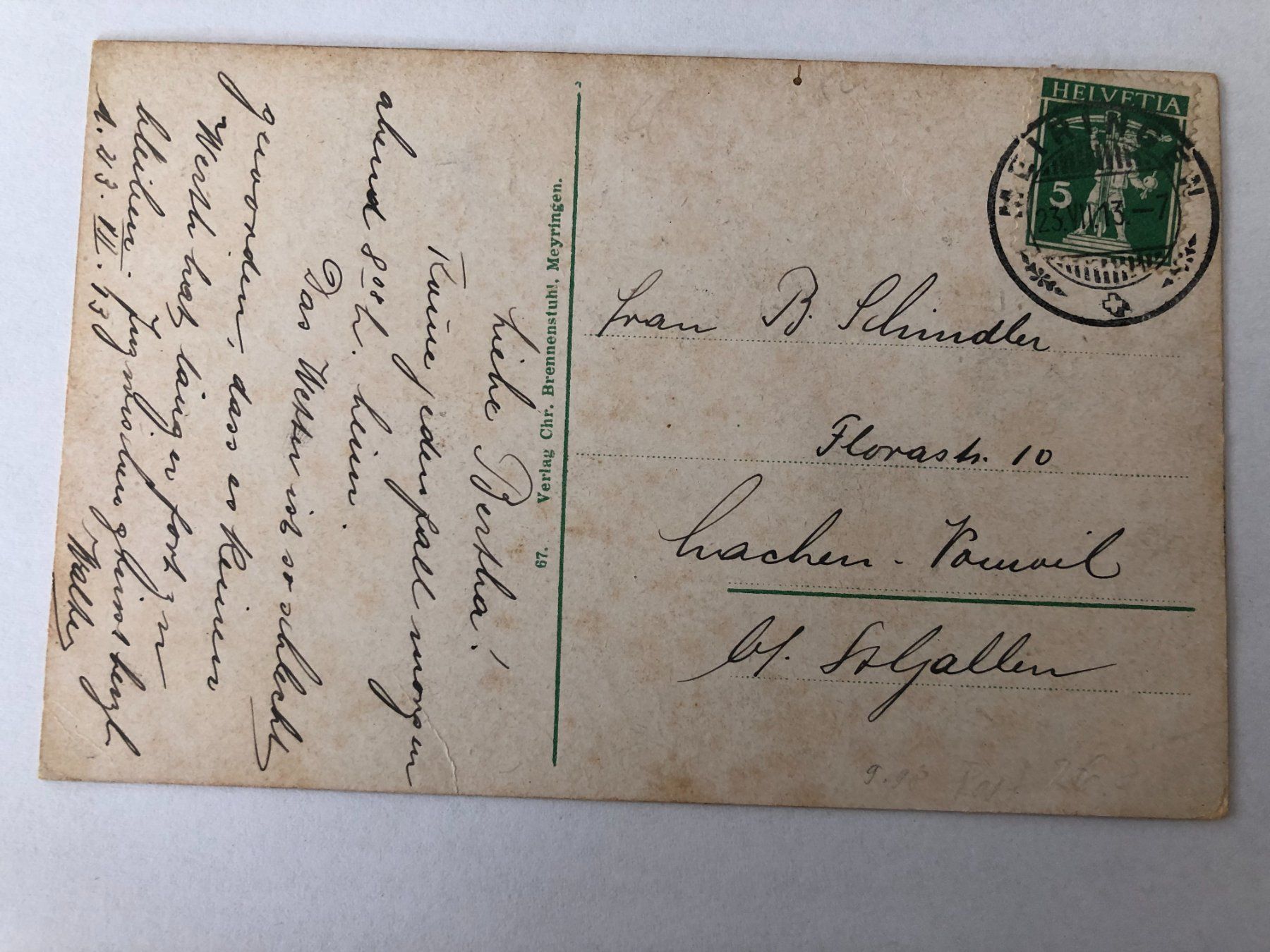 Cartoline postali: Grimsel - Hospiz  - Postkutsche ? 1913 – Usato da Pfäffikon ZH venduto da Waltoversand 1