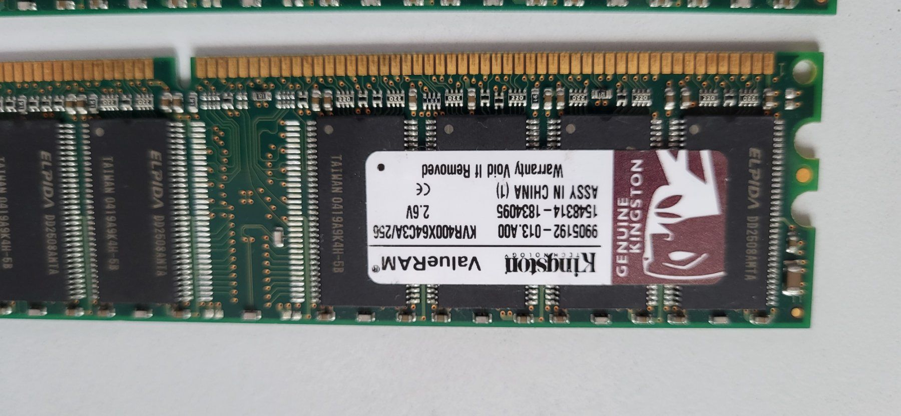 Kingston Memory / RAM: RAM DDR400 KVR400X64C3A/256  2x256Mb – Gebraucht aus Düdingen von boascompras 1