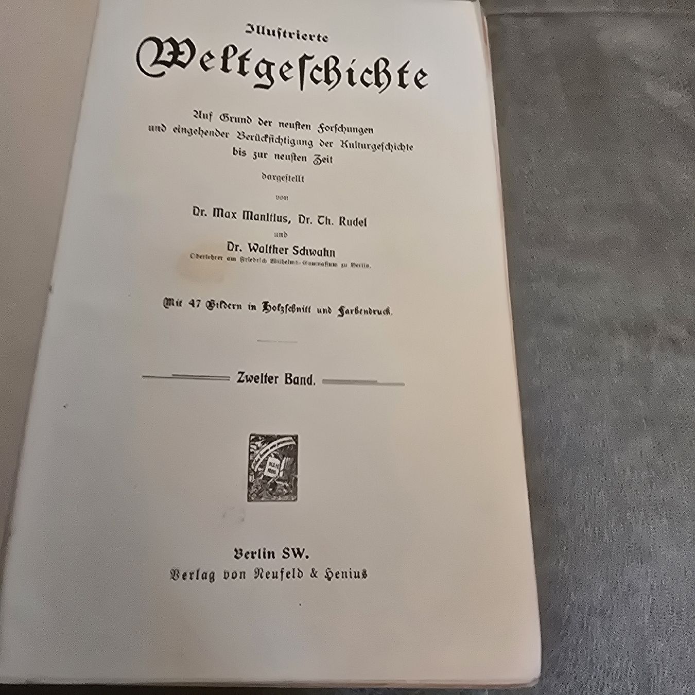 Bücher: Illustrierte Weltgeschichte - Zweiter Band – Gebraucht aus Boswil von Mistery79090 2