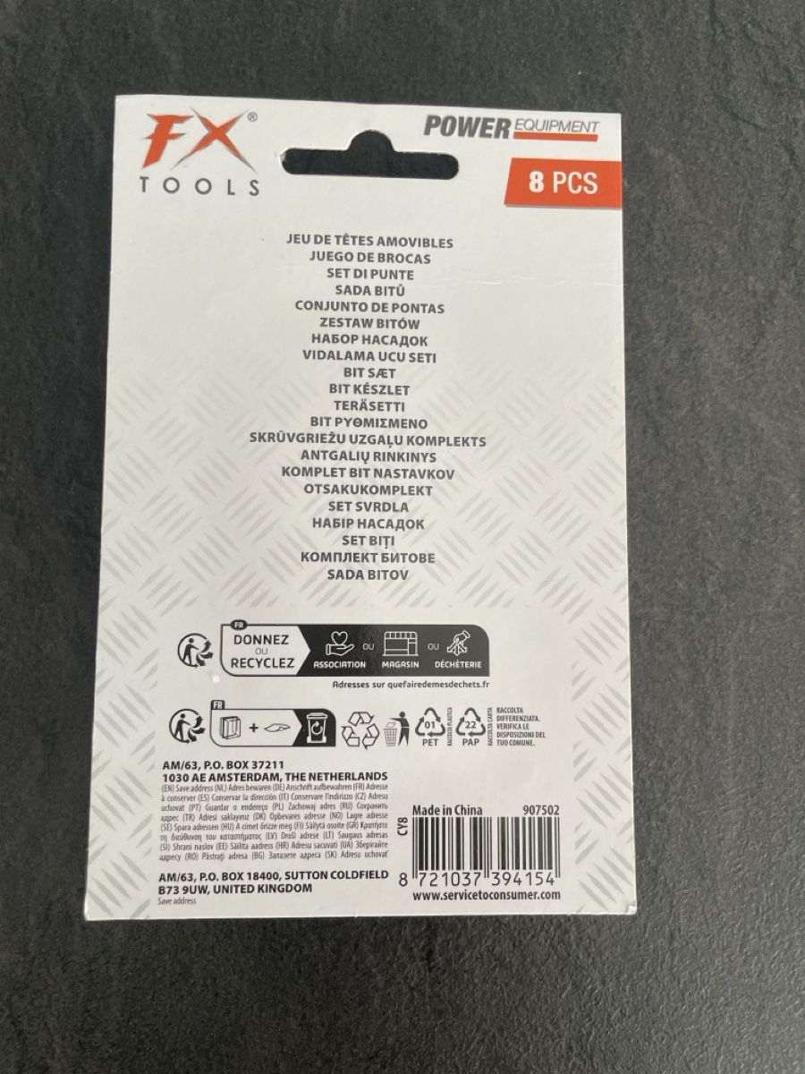 Bohrmaschinen: Bit-Set 8 Teile Carbon Steel Neu – Neu und originalverpackt aus Biel/Bienne von Bolagol9 1