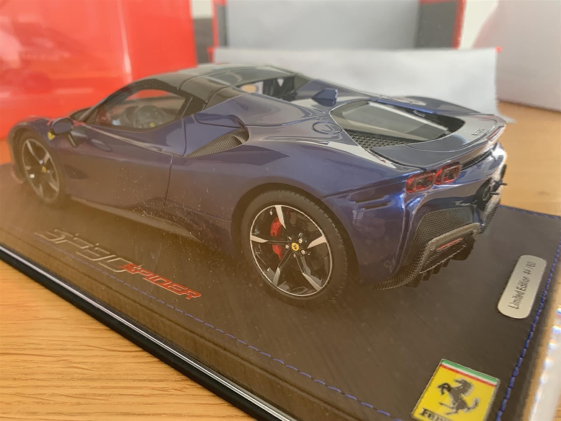 BBR Models Modellautos: Ferrari SF90 Spider  1/18  BBR blau clos – Neu und originalverpackt aus Stein AR von Krabbe2 1