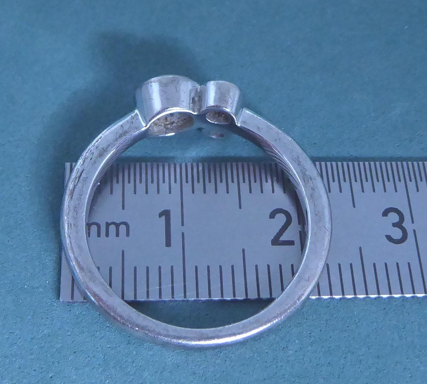 Anelli: Ring 925 Silber mit synthetischem Steinchen – Usato da Muri AG venduto da silvermouse007 2