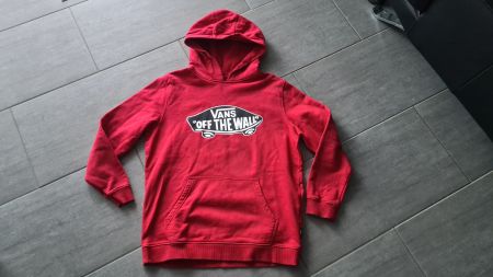 VANS Kapuzenpullover, rot,  Kinder XL/13Jahre
