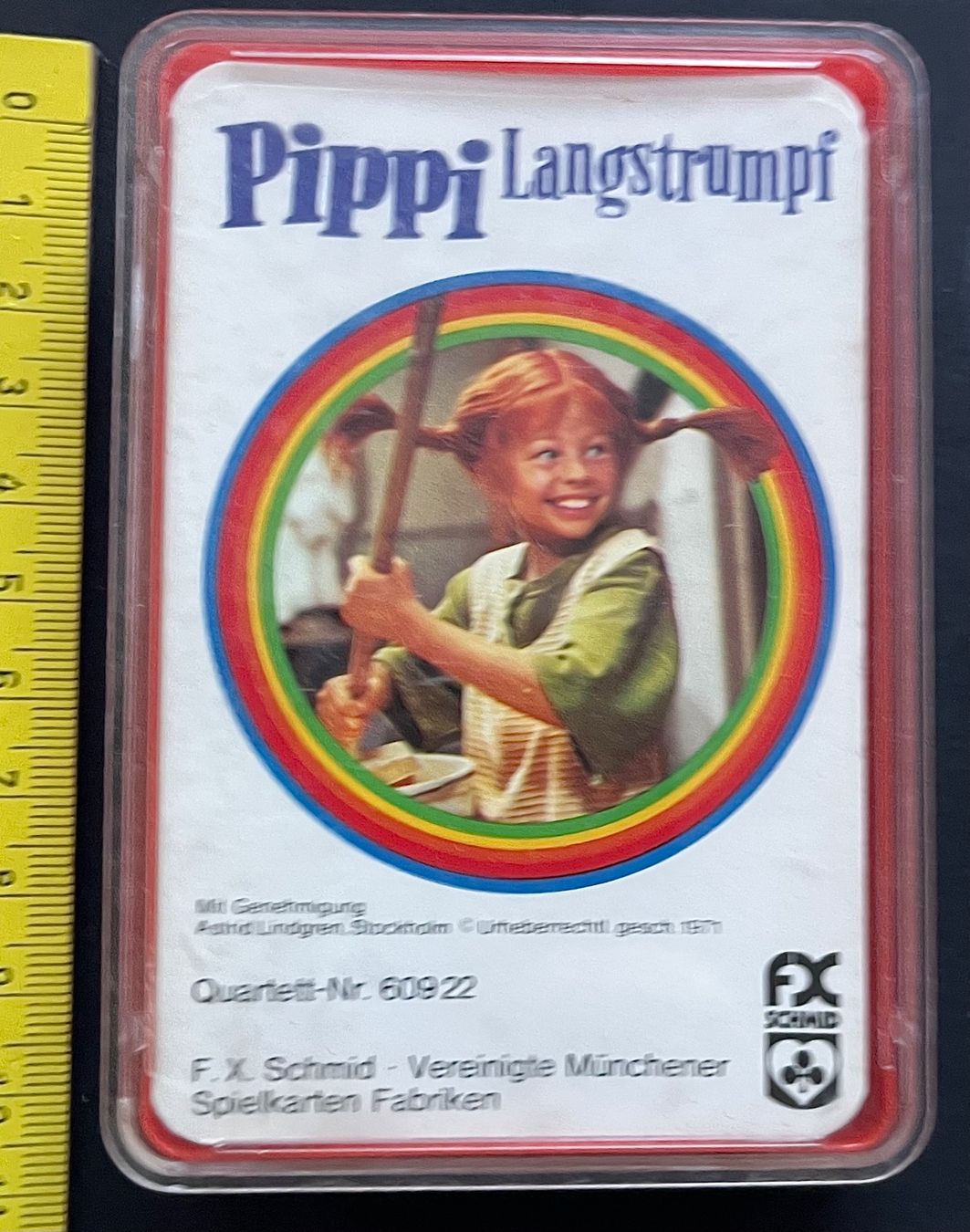 Giochi: Pippi Langstrumpf Quartett, 1971/ FX Schmid, komplett – Usato da Ostermundigen venduto da DaxKarten-75
