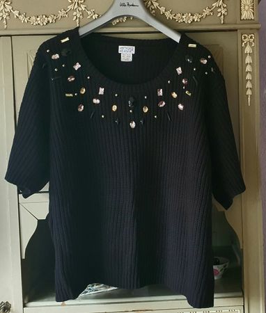 Pullover, Überzieher schwarz 56/58 Angel of Style