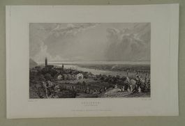 RHEINECK ST. GALLEN, STAHLSTICH 1832