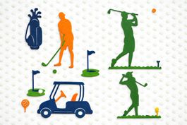 Neues Stanzschablonen-Set Golf