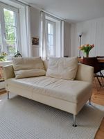 Dreipunkt Design Sofa Leder, beige