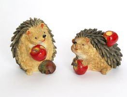 Igel mit Apfel (2Stk.)