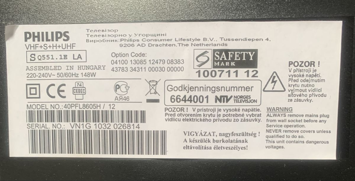 Televisori: Philips 40Zoll – Usato da Bäretswil venduto da Elgouna 1