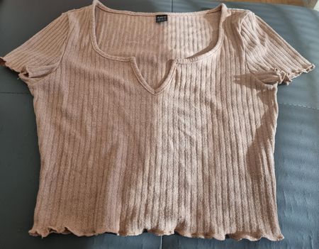 Shein Top, Rippstrick, Grösse M, Top Zustand, Braun