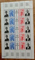 FRANCE feuille ** Hommage au General de Gaulle, 1971