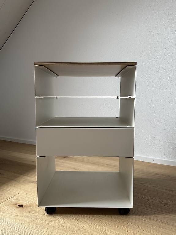 Banconi: vonbox - Rollcontainer Rolf, weiss (RAL 9016) – Usato da Uesslingen venduto da san_9thy 1