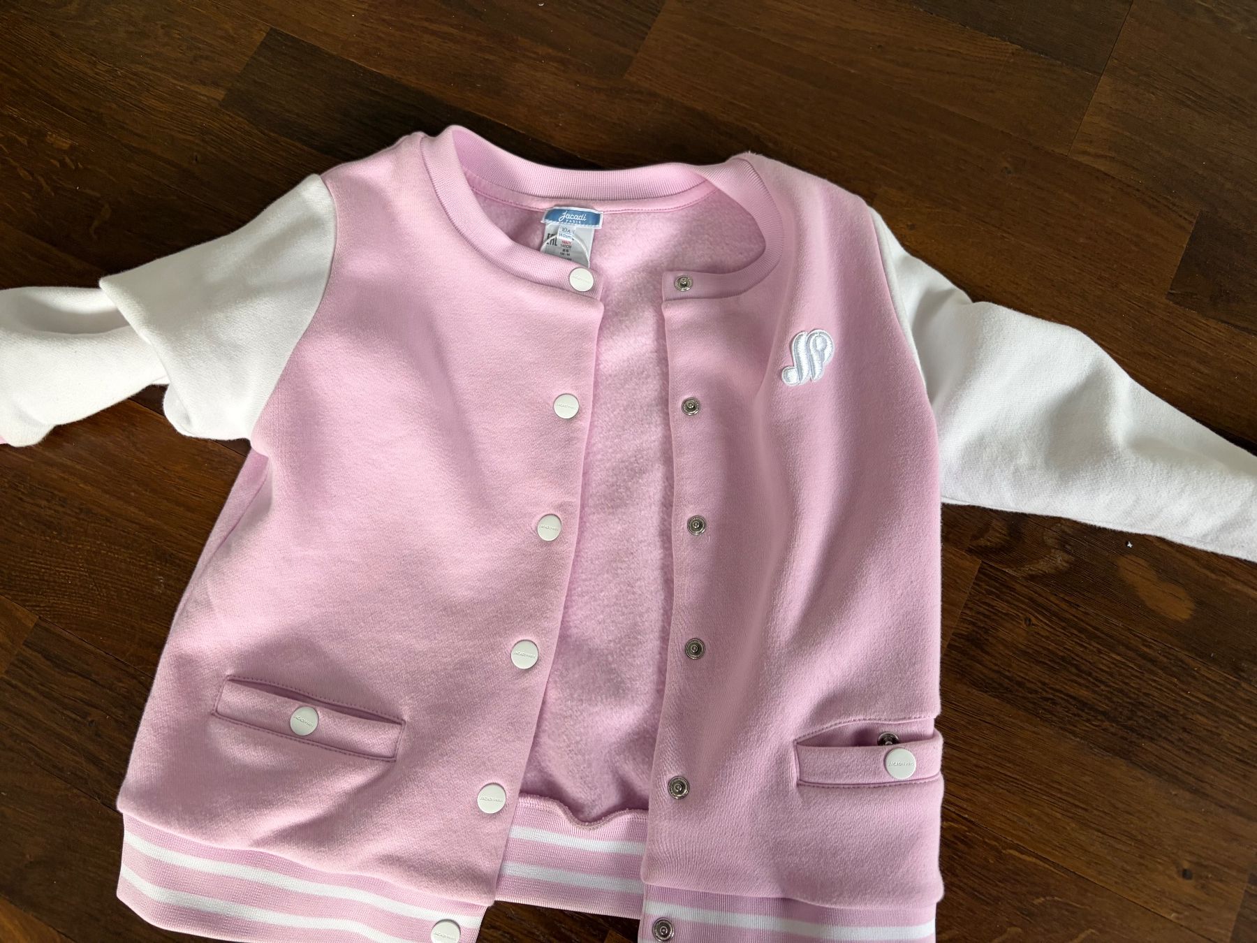 Jacadi Giacche & Cappotti: Jacadi pink baseball jacket, size 10A, perfect for spring 🌷 – Usato da Zumikon venduto da Stefan3535