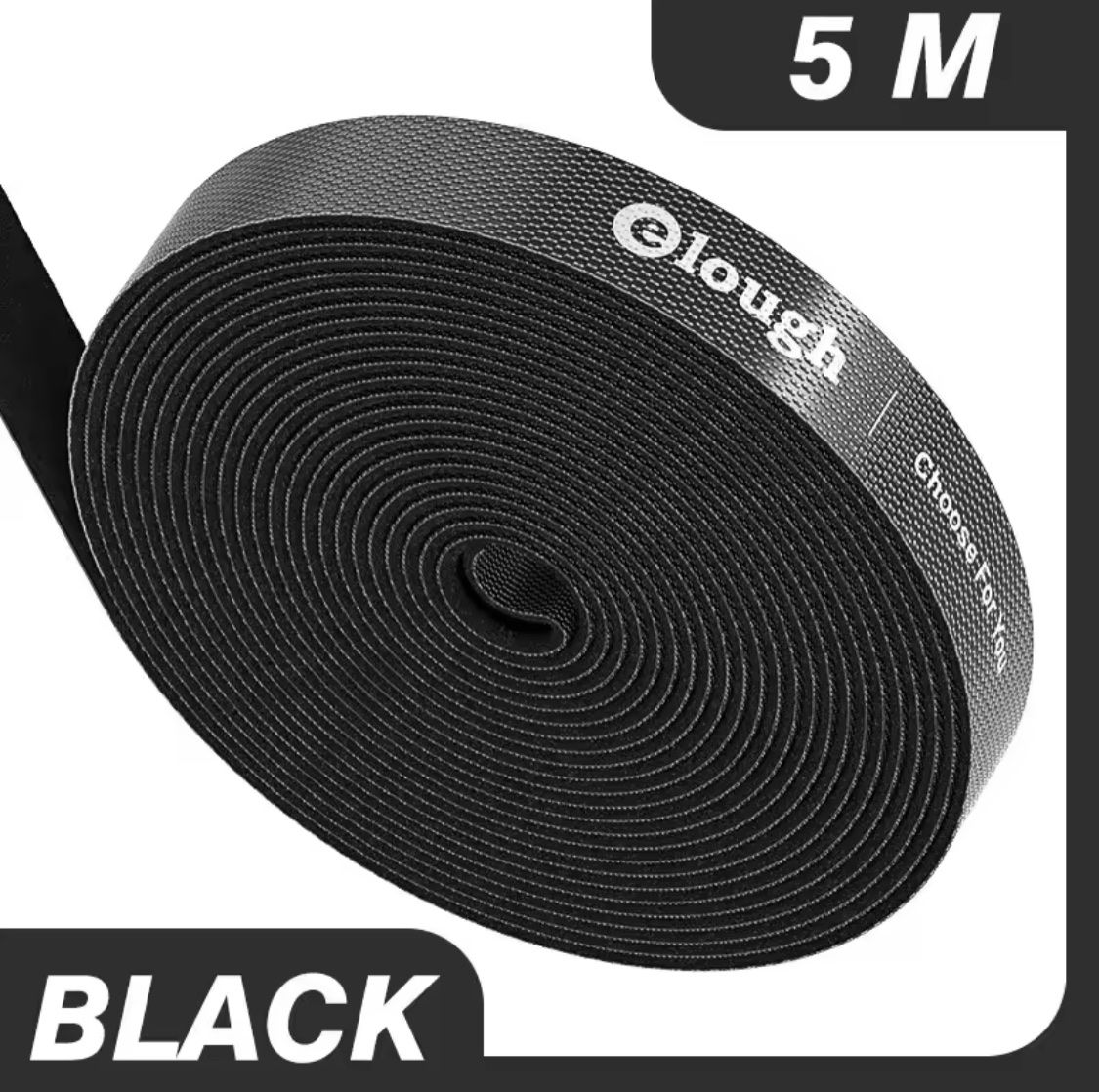 Nastri decorativi: Klettverschlussband Organizer Kabelbinder 5 Meter Black – Nuovo e nell'imballaggio originale da Bibern SH venduto da Anuja_20 2