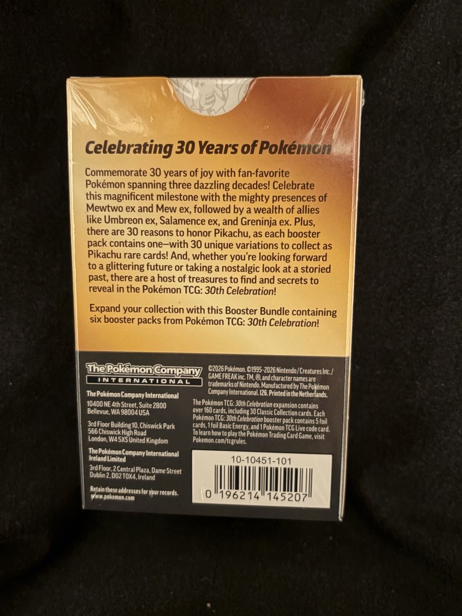 Pokémon Sammelbilder & Trading cards: POKEMON 30TH Anniversary BOOSTER BUNDLE – Neu und originalverpackt aus Steinach von ldm_8svw 1