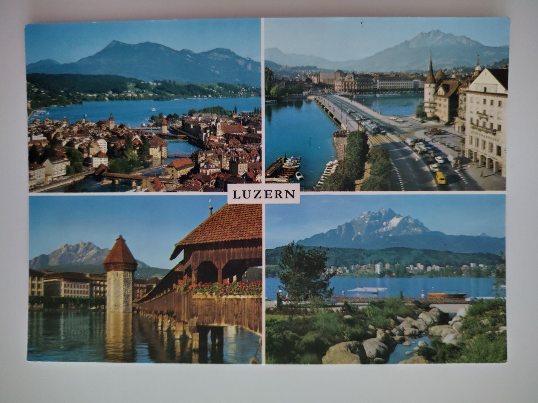 Cartoline postali: 4 Bild Luzern – Usato da Ohmstal venduto da Lebensfreude05
