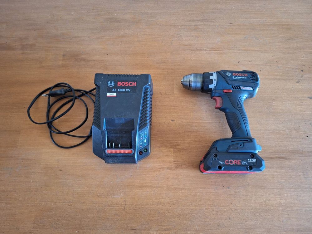 Bosch Professional GSR 18 V-EC Akku-Bohrschrauber Mit 2x 4,0 Ah Akkus – 60 Nm, 13 Mm Bohrfutter, L-Boxx