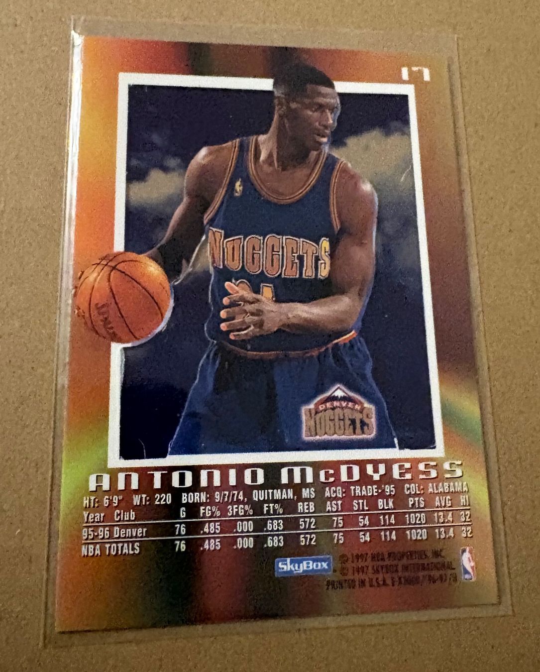 Nba Carte collezionabili: NBA Antonio McDdyess Skybox EX2000 96/97 Card – Nuovo (secondo la descrizione) da Muttenz venduto da joba23 1
