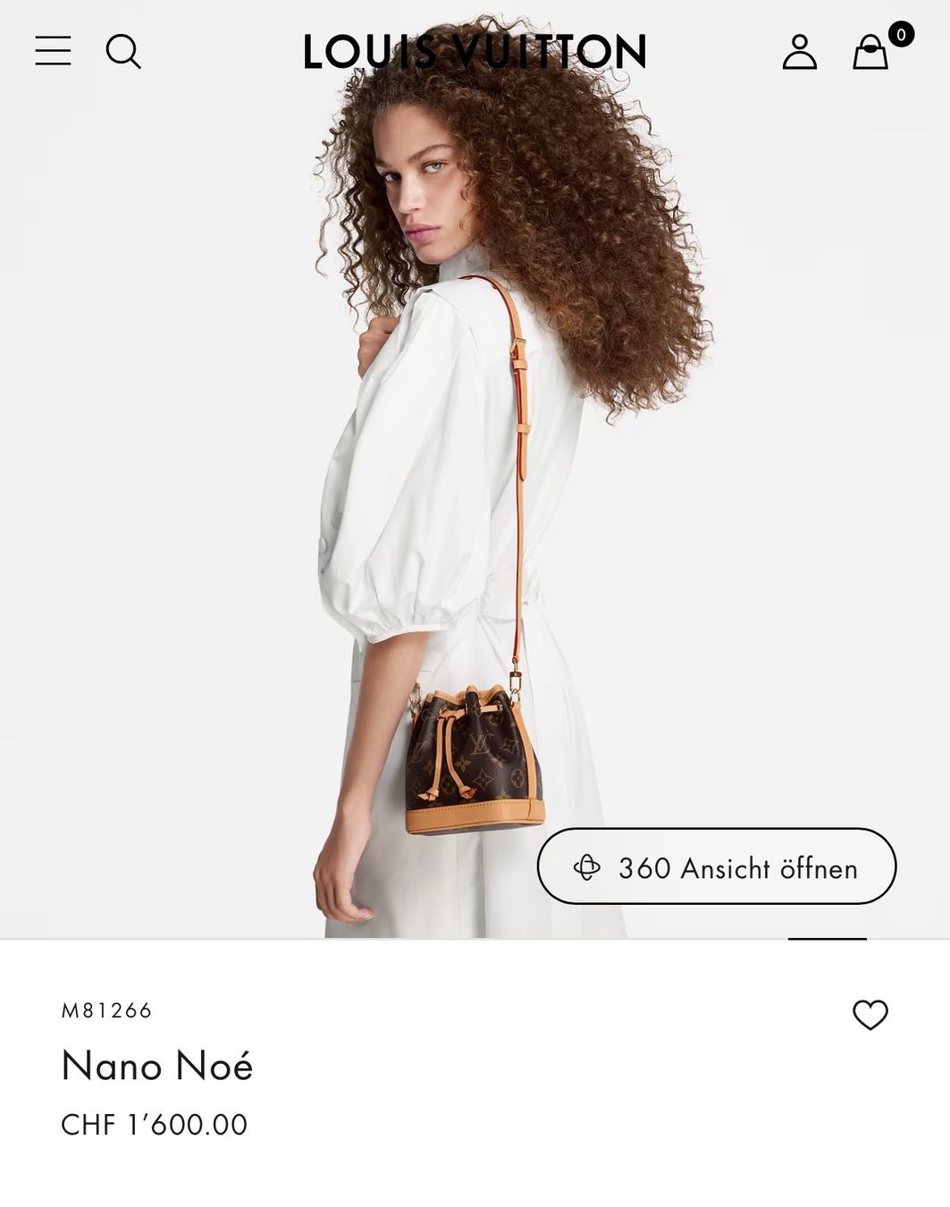 Louis Vuitton Borse da donna: Louis Vuitton Nano Noe – Usato da Birmenstorf AG venduto da aon_2hr9 9