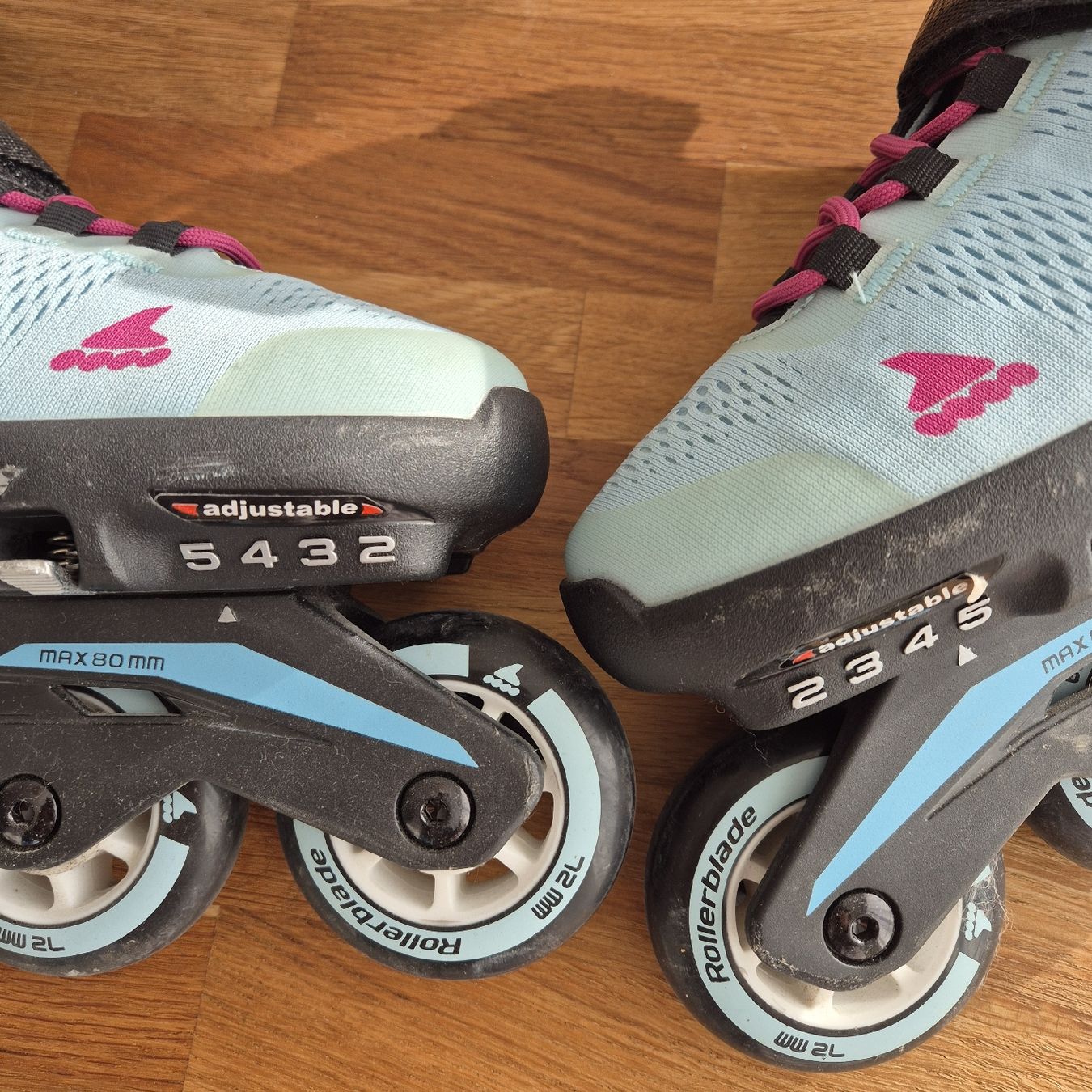 Inline-Skating & Rollschuhe: Rollerblades Mädchen, mitwachsend – Gebraucht aus Rotkreuz von elianesimone75 1