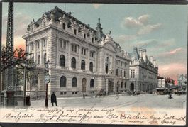 ^Lausanne VD , 1904 Rasierklingenstempel Lausanne