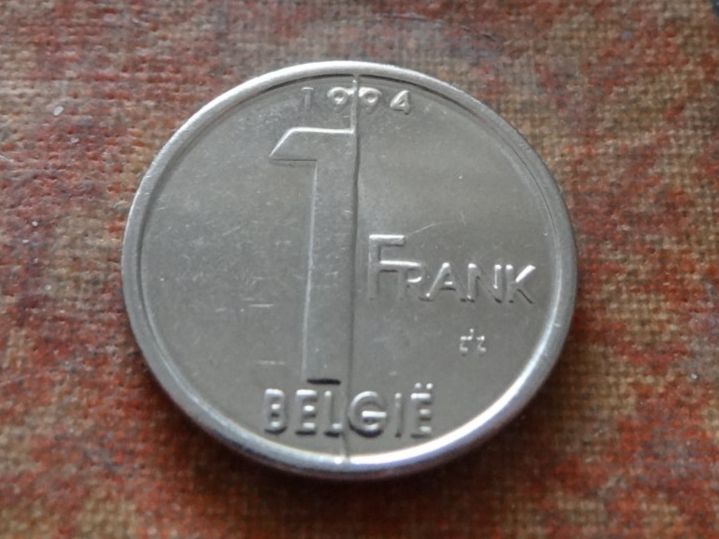 Alle Münzen: BELGIQUE  1  Franc  1994  ALBERT  II – Gebraucht aus Romanel-sur-Lausanne von Swift13