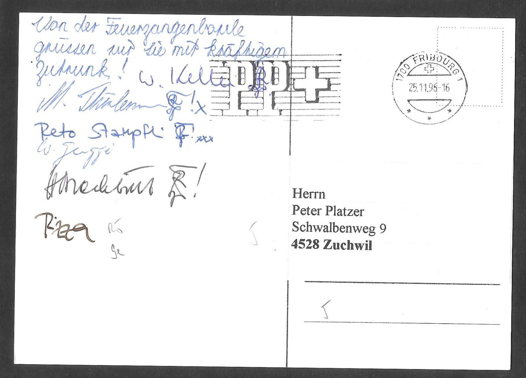 Cartoline postali: Studentenverbindung Rodensteiner Freiburg – Usato da Olten venduto da clotaldi 1