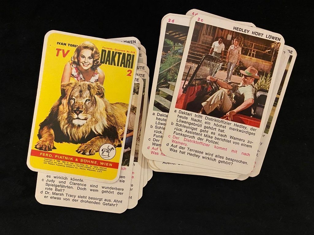 Giochi: Daktari Quartettspiel – Usato da Morges venduto da VintageMemories
