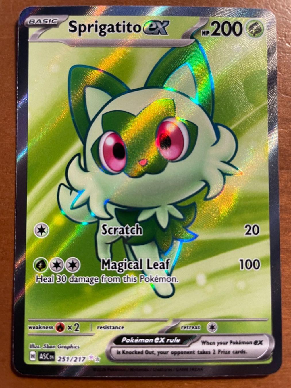 Pokémon Carte collezionabili: Pokemon Sprigatito eX (Versand gratis) – Nuovo (secondo la descrizione) da Chur venduto da Angerson