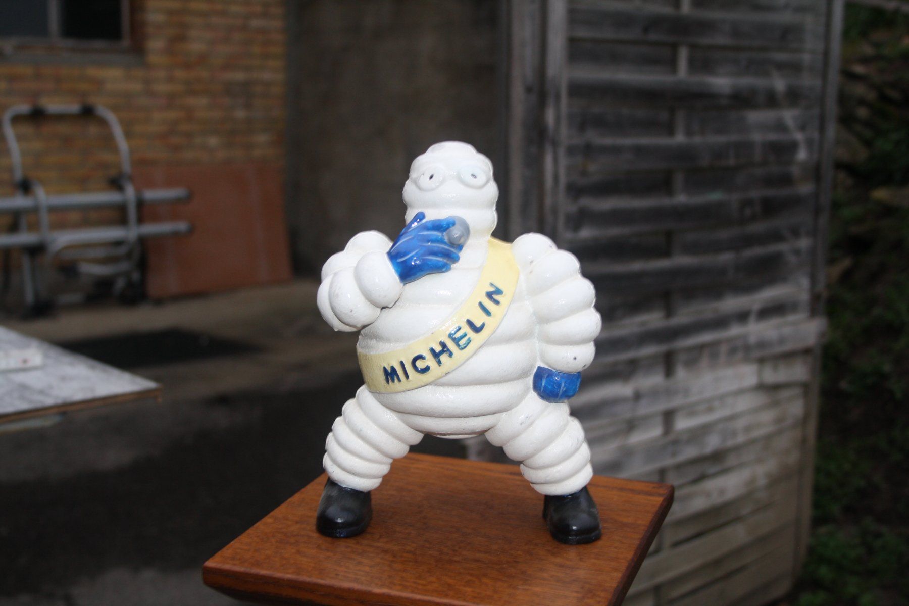Michelin Statuette: MICHELIN MANN BIBENDUM EISEN – Usato da Wauwil venduto da Pneuedy 5