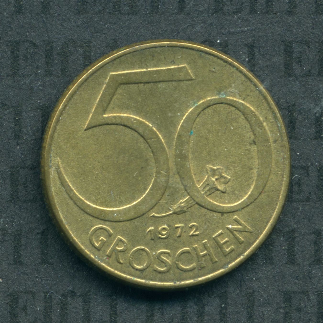 Tutti le monete: ATS___0.50 1972 vz 50 Groschen – Usato da Widnau venduto da Elf11