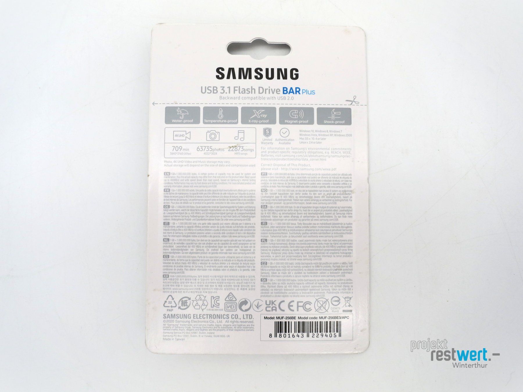 Samsung USB Sticks: SAMSUNG USB Stick Bar Plus Flash Drive - 256GB – Neu und originalverpackt aus Winterthur von Restwert_Winterthur 1