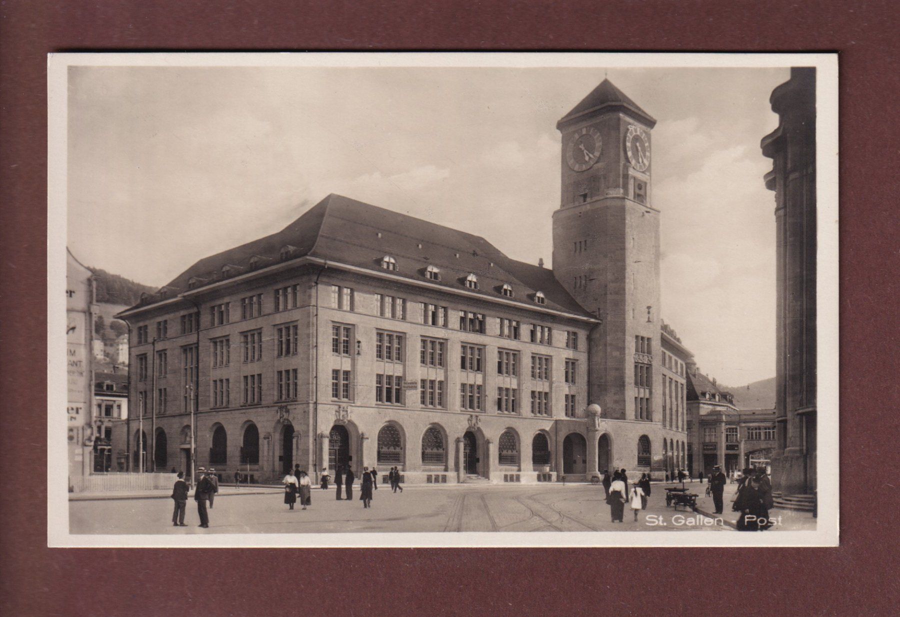 Ansichtskarten: ST. GALLEN - Post – Gebraucht aus Pully von nicecards