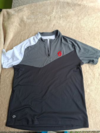Scott Radtrikot kurzarm schwarz grau Grösse S
