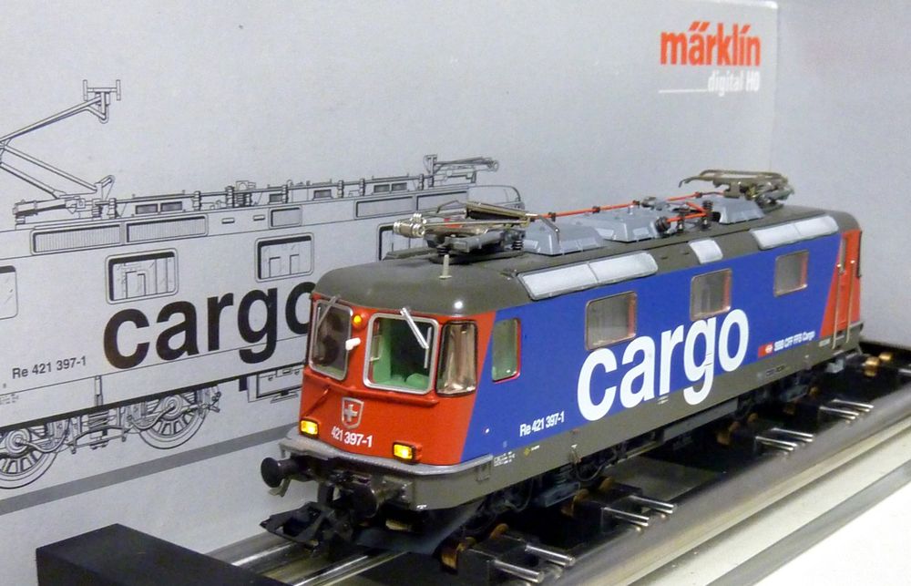 Märklin Re 421 397-1 SBB Cargo DELTA H0 AC/WS ☼ (Gebraucht) in ...