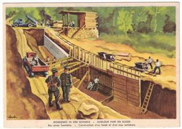 Grenzbesetzung 39/40, Bau einer Tankfalle, gelaufen 1941