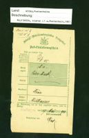 Vorphila, Postschein Württemberg (AX352z)