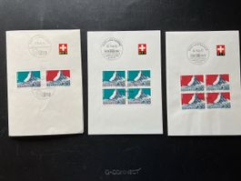 PTT-Bögli 1965/66 mit Sondermarken Matterhorn