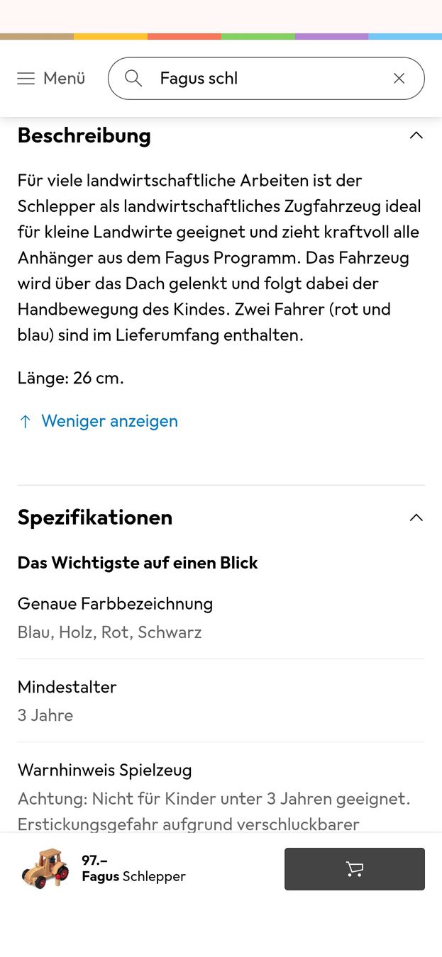Giocattoli: Fagus Schlepper/Traktor 10.29 komplett – Usato da Dettighofen Lengw. venduto da mai_75wt 3