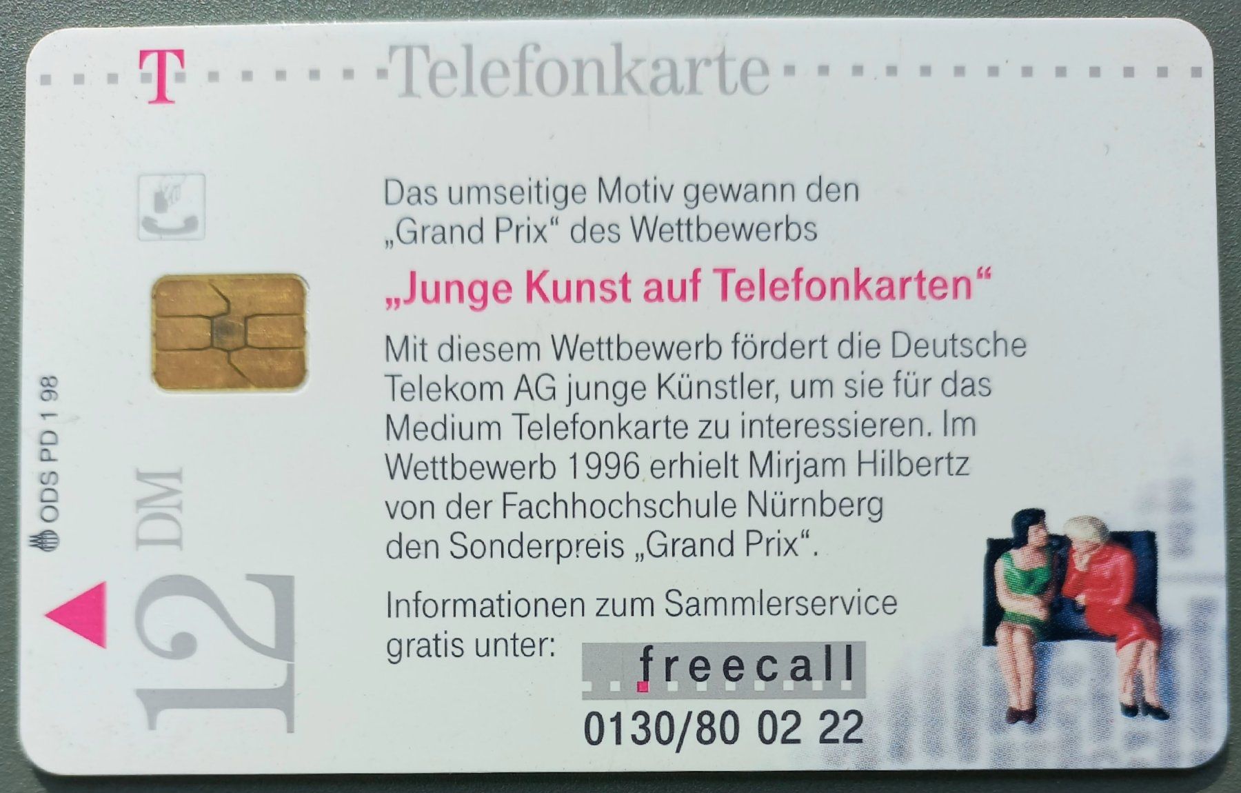 Schede telefoniche: Taxcard - Junge Kunst - D – Usato da Niederuzwil venduto da lubimaja 1