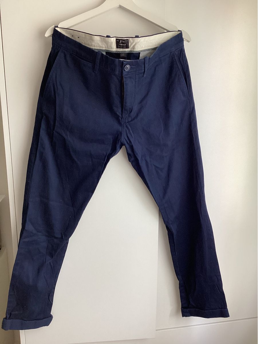 J.Crew Hosen: J.Crew Stretch Hose, Dunkelblau, Gr. 32/32 – Gebraucht aus Zürich von Struktur