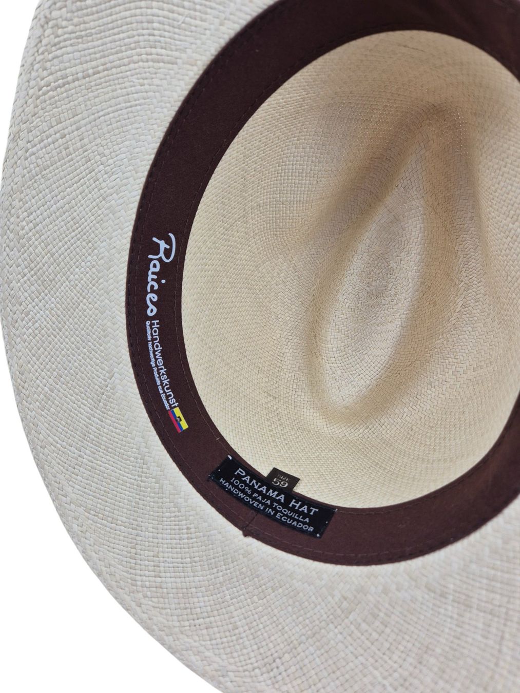 Copricapi, berretti & cappellini: Original Panama Strohhut Sommerhut Gr. 56 – Nuovo e nell'imballaggio originale da Villnachern venduto da felixmoran 5