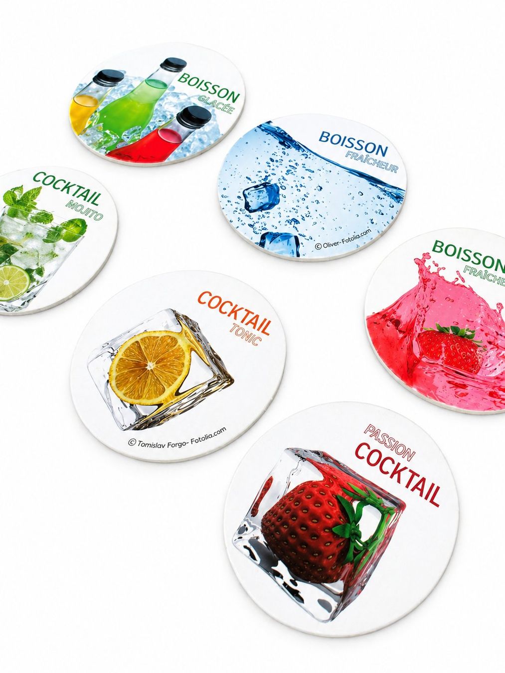 Sottobicchieri: 7x Untersetzer Bunt Retro – Nuovo (secondo la descrizione) da Fully venduto da VaneaSelection 2