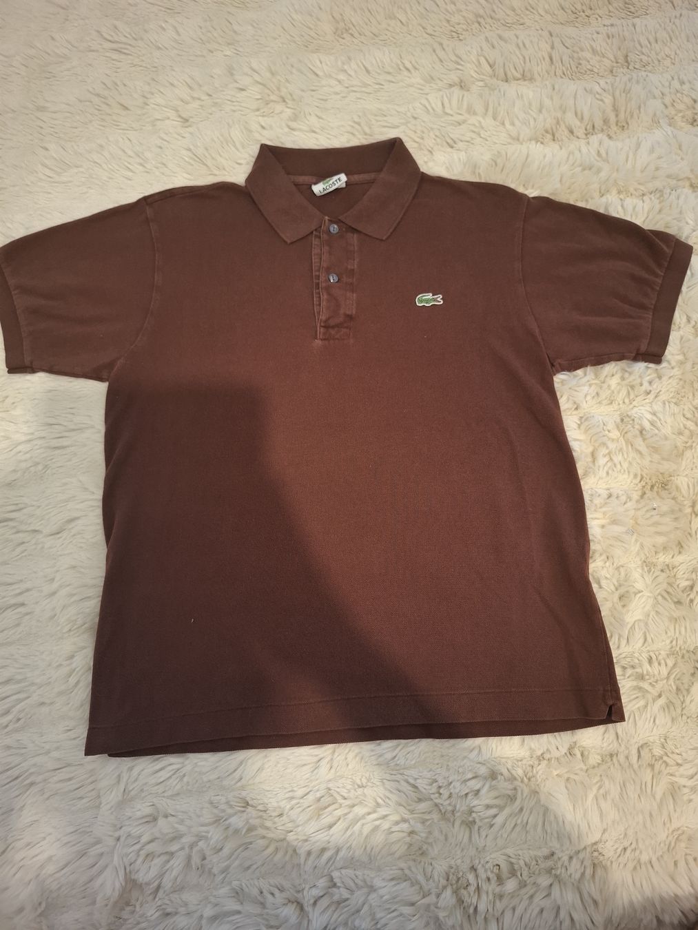 Lacoste Polo-Shirts: Lacoste Polo Classique Devanlay Bordeau - Taille 4 (M) – Gebraucht aus Le Locle von QUALI-PRIX 7