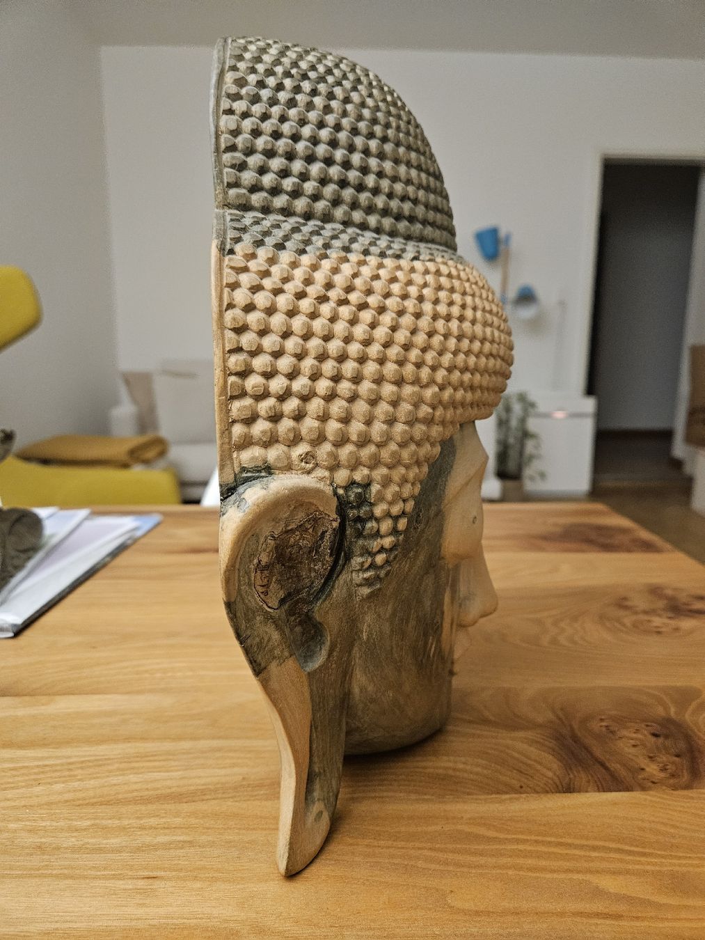Sculture & Statue: Statue bois visage bouddha – Usato da Zürich venduto da nikky26 3