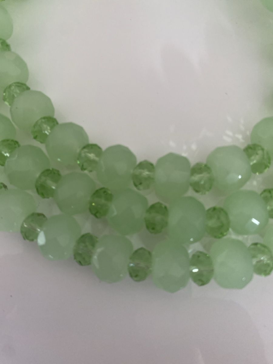 Catenine: Grüne Perlenkette, auffällig, elegant echte Jade 1 m – Nuovo (secondo la descrizione) da Läufelfingen venduto da Alles_Garantie 4